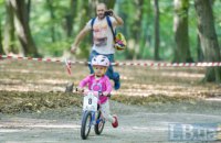 В Киеве прошли детские велогонки