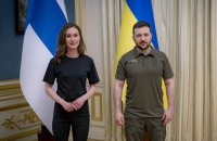 ​Прем'єр-міністр Фінляндії вперше відвідала Україну та зустрілася із Зеленським