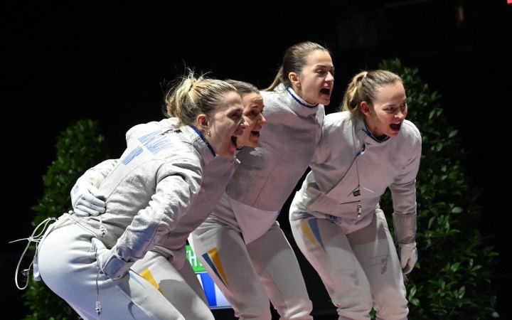 Українки стали віцечемпіонками Європи з фехтування у командній шаблі 