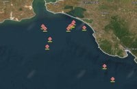 СБС атакували вночі 12 суден тіньового флоту в Чорному морі (доповнено відео)