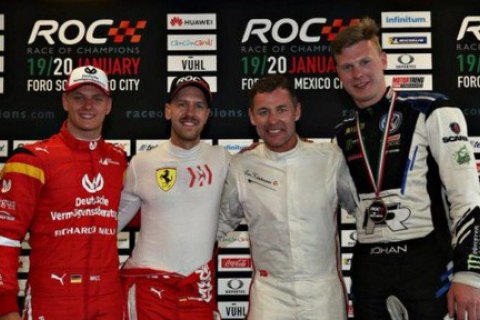 Феттель и Мик Шумахер проиграли в финале Гонки чемпионов