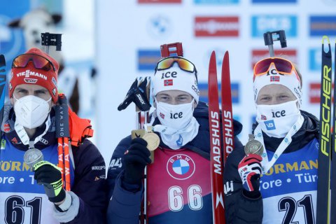 Легрейд виграв індивідуальну гонку на чемпіонаті світу з біатлону, Прима - в топ-10