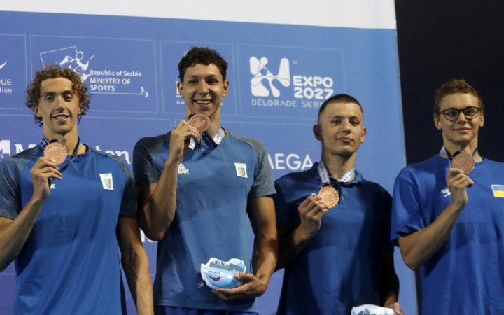 Чоловіча збірна України  здобула «бронзу» на Чемпіонаті Європи з водних видів спорту 
