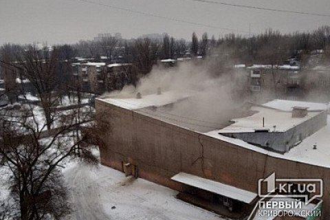 В Кривом Роге обвалилась крыша бывшего кинотеатра