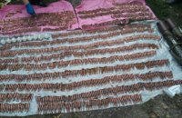 В Киевской области обнаружили 3 тысячи патронов и гранаты