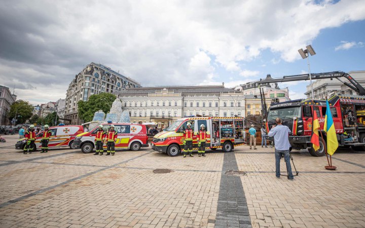 ДСНС отримала від Німеччини ще одну партію гуманітарної допомоги
