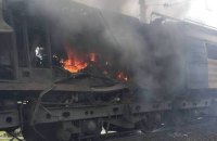 Росія атакувала електровоз у Запоріжжі