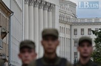 Полиция усилила охрану правительственного квартала в Киеве