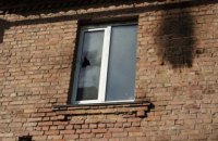 В столице подожгли офис "Киевтранспарксервиса"