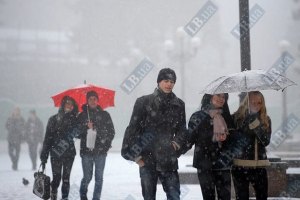 Завтра в Киеве небольшой мокрый снег