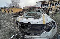 Російська ракета С-300 влучила у Лиманський відділ поліції на Донеччині