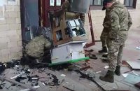 В очередном пригороде Харькова грабители взорвали банкомат