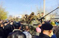У Краматорську заблокували військову техніку