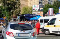 В Кривом Роге маршрутка после ДТП вылетела на тротуар