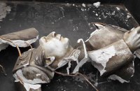 В Запорожье разбили бюст Сталина, установленный КПУ в 2010-м