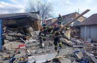 У Солом’янському районі Києва вибухом зруйновано гараж і 2-поверховий будинок