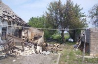 ​Штаб ООС показал результаты обстрела боевиками жилых домов Красногоровки