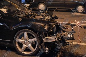 В Бентли, протаранившем 8 авто в Киеве, сидела дочь покойного Джарты?