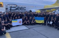 В Украину вернулись спасатели, которые тушили пожары в Греции 