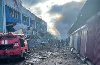 ​Російські війська обстріляли Центральний ринок Бахмута 