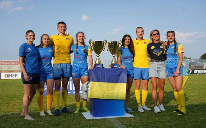 Збірні України з регбі-7 виграли чемпіонат Європи у дивізіоні Trophy