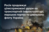 Росія за липень здійснила 67 атак на українські морські порти, у серпні ще п’ять