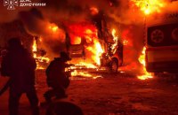 У Краматорську російські удари спричинили пожежі в житлових будинках та лікарні, є жертва