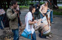 В Москве прошел "марш ватников": 6 противников Путина задержаны