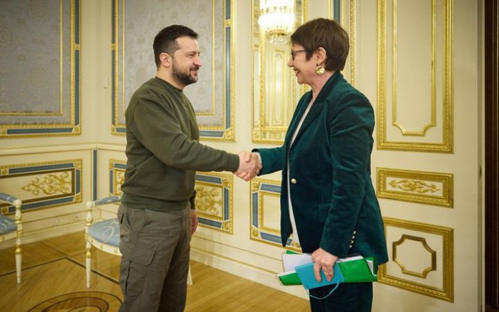 Володимир Зеленський зустрівся у Києві з головою ЄБРР