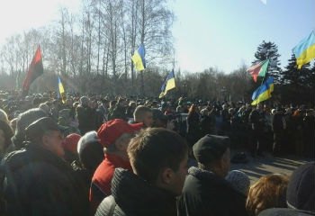 В Кривом Роге прошло очередное вече против фальсификаций