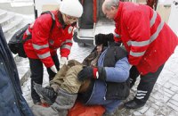 За сутки от гололедицы пострадало 282 жителя столицы