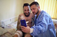Зеленський відвідав госпіталь із пораненими захисниками 