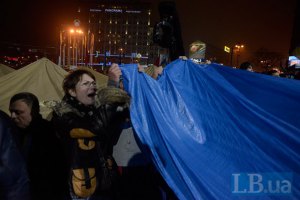 "Беркут" помешал установить палатки на Майдане