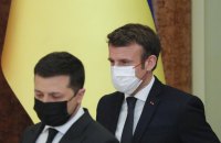 ​Зеленський з Макроном обговорили перебіг переговорів України та Росії
