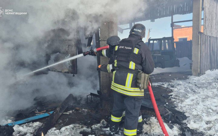 На Чернігівщині ворог атакував фермерське господарство