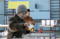 В Украине закрылись избирательные участки