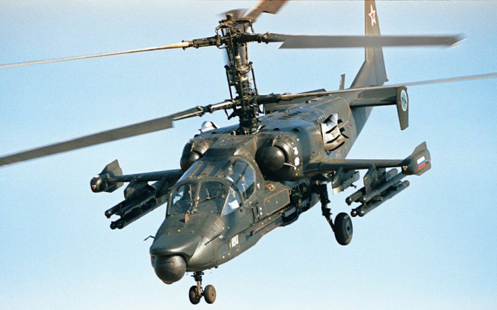 На сході України знищили ще один російський вертоліт Ка-52