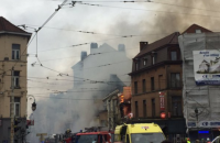 В Брюсселе из-за взрыва газа разрушен четырехэтажный дом