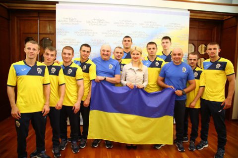 Юлия Светличная встретилась с украинскими боксерами – участниками чемпионата Европы-2017