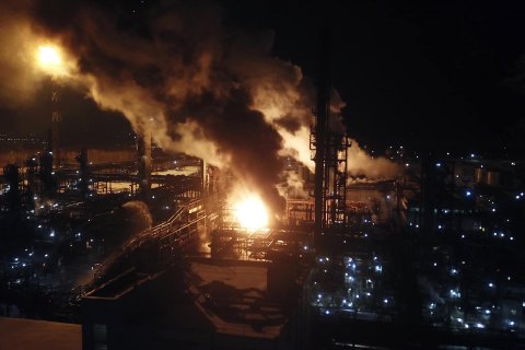 Пожар на химзаводе в Калуше началась из-за нарушения правил безопасности, - полиция