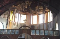 В Мариуполе ночью неизвестные подожгли храм