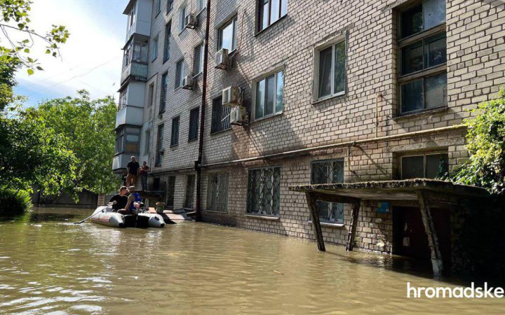 На Херсонщині фіксують спад води, але ситуацію ускладнять сильні дощі, - ОВА