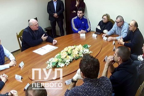 Лукашенко в СИЗО встретился с арестованными оппозиционерами