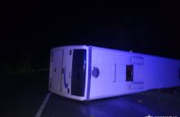 Біля Умані у ДТП потрапив рейсовий автобус, постраждали 23 людини 
