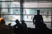 Наливайченко встретился с Саакашвили в варшавском аэропорту
