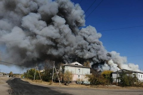 Украина заявила в ОБСЕ о поджоге оккупантами около Попасной Луганской области