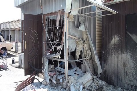 На киевском радиорынке взорвался киоск 