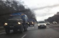 Из Крыма в Киев выехали автобусы с внутренними войсками