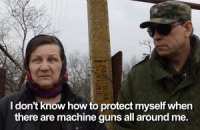 Жительница Широкино попросила боевиков оставить село Украине