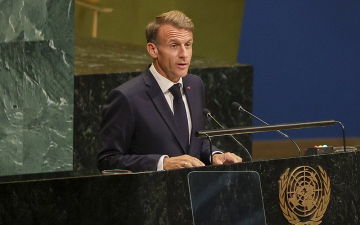 Макрон на Генасамблеї ООН закликав надати Україні більше ракет-перехоплювачів